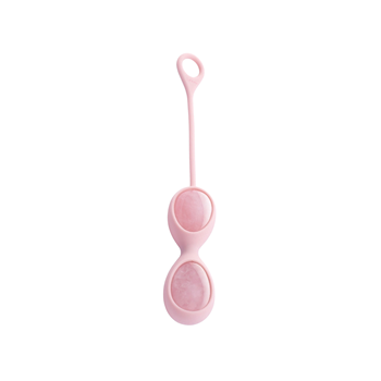 le WAND - Crystal Yoni Eggs - Kristallen vaginaballen (Roze)